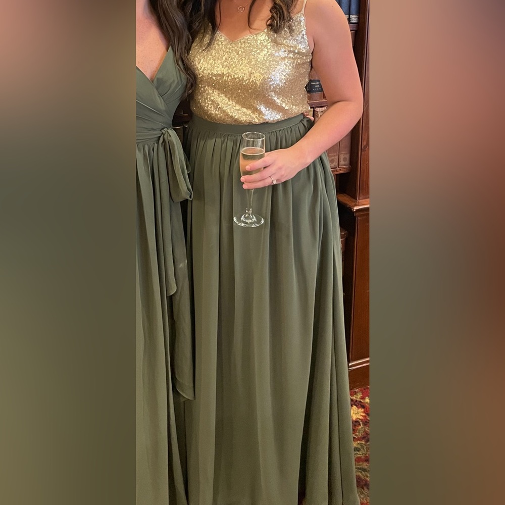 Revelry Clara Chiffon Skirt